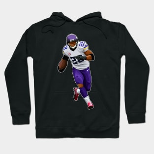 Adrian Peterson #28 Rushes Hoodie